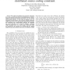 Rate and power allocation under the pairwise distributed source coding constraint