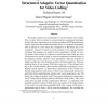 RD-Optimization of Hierarchical Structured Adaptive Vector Quantization for Video Coding