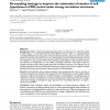 Re-sampling strategy to improve the estimation of number of null hypotheses in FDR control under strong correlation structures