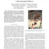 Reactionless Control for two Manipulators Mounted on a Cable-Suspended Platform