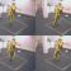Real-time Body Tracking Using a Gaussian Process Latent Variable Model