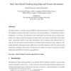 Real-time Hybrid Tracking using Edge and Texture Information