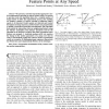 Real-Time Motion Segmentation of Sparse Feature Points at Any Speed