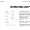 Reality-based interaction: unifying the new generation of interaction styles