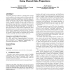 Realizability analysis for message-based interactions using shared-state projections