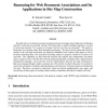 Reasoning for Web document associations and its applications in site map construction