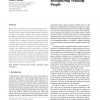 Recognizing Walking People