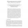 Recommendation Based Process Modeling Support: Method and User Experience