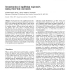 Reconstruction of equilibrium trajectories during whole-body movements