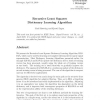 Recursive least squares dictionary learning algorithm