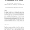 Recursive Query Plans for Data Integration