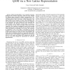 Reduced Complexity Sphere Decoding for Square QAM via a New Lattice Representation