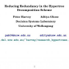 Reducing Redundancy in the Hypertree Decomposition Scheme