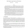 Reeb graphs: approximation and persistence