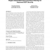 Region-based BGP announcement filtering for improved BGP security