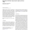 Registration of 2D Points Using Geometric Algebra and Tensor Voting