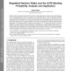 Regulated Random Walks and the LCFS Backlog Probability: Analysis and Application