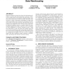 Relational versus non-relational database systems for data warehousing