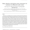 Relay reduction and disjoint routes construction for scatternet over Bluetooth radio system