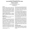 Remarkable computing: the challenge of designing for the home