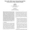 Removable visible image watermarking algorithm in the discrete cosine transform domain