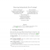 Removing Independently Even Crossings