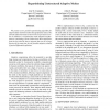 Repartitioning Unstructured Adaptive Meshes