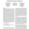 Replicated Declustering of Spatial Data