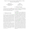 Report on the First International VLDB Workshop on Clean Databases (CleanDB 2006)