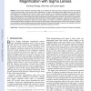 Representation-Independent In-Place Magnification with Sigma Lenses
