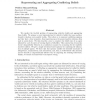 Representing and Aggregating Conflicting Beliefs
