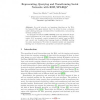 Representing, Querying and Transforming Social Networks with RDF/SPARQL