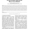 Representing Uncertainty in Medical Knowledge: An Interval Based Approach for Binary Fuzzy Relations
