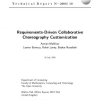 Requirements-Driven Collaborative Choreography Customization