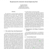 Requirements for Automotive System Engineering Tools