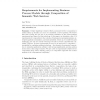 Requirements for Implementing Business Process Models through Composition of Semantic Web Services
