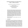 Requirements Specification as Executable Software Design - A Behavior Perspective