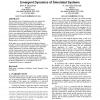 Resource-aware exploration of the emergent dynamics of simulated systems