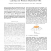 Resource-Aware Video Multicasting via Access Gateways in Wireless Mesh Networks