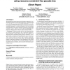 Resource constrained distributed constraint optimization using resource constraint free pseudo-tree