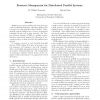 Resource Management for Distributed Parallel Systems