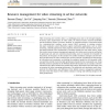 Resource management for video streaming in ad hoc networks