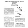 Resource Negotiation for Collaborative Multimedia Presentations