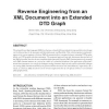 Reverse Engineering from an XML Document into an Extended DTD Graph