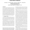 Reverse k-nearest neighbor search in dynamic and general metric databases