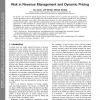 Risk in Revenue Management and Dynamic Pricing