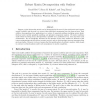 Robust Matrix Decomposition with Outliers