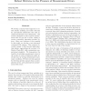 Robust mixtures in the presence of measurement errors