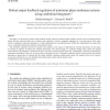 Robust output feedback regulation of minimum-phase nonlinear systems using conditional integrators