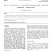 Robust persistent activity in neural fields with asymmetric connectivity